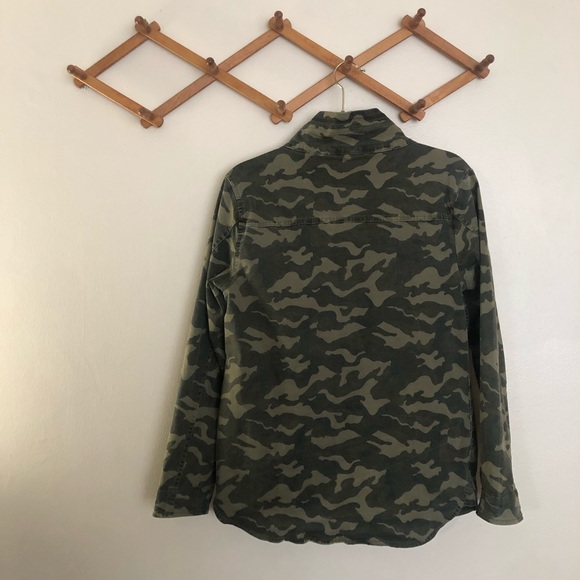 Altar’d State Camo Snap Button Zip Up Jacket - Picture 2 of 10